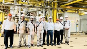 فلر واحد اوره پتروشیمی هنگام روشن شد